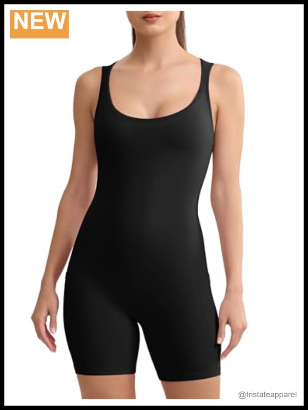 ENERBLOOM Women's Workout Jumpsuit Yoga Romper Pockets Padded Athletic
